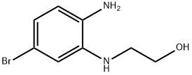 2-[(2-Amino-5-bromophenyl)amino]ethanol Struktur