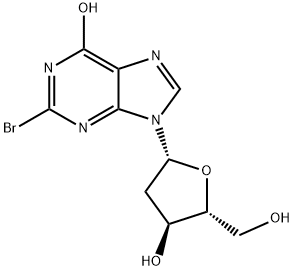 2-Bromo-2’-deoxyinosine Struktur