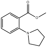 2-PYRROLIDIN-1-YL-BENZOIC ACID METHYL ESTER Struktur