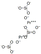 dipraseodymium oxide silicate Struktur