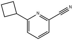 6-cyclobutylpicolinonitrile Struktur