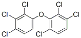 2,2',3,3',4,6'-hexachlorodiphenyl ether Struktur