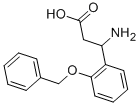 3-AMINO-3-(2-BENZYLOXY-PHENYL)-PROPIONIC ACID Struktur