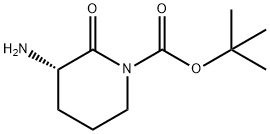 (S)-tert-butyl 3-aMino-2-oxopiperidine-1-carboxylate Struktur