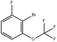 2-Bromo-1-fluoro-3-(trifluoromethoxy)benzene Struktur