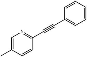 5-Methyl-2-(phenylethynyl)pyridine Struktur