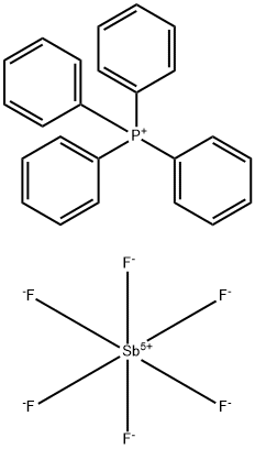 TETRAPHENYLPHOSPHONIUM HEXAFLUOROANTIMONATE Struktur