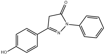 3-(4-HYDROXYPHENYL)-1-PHENYL-1H-PYRAZOL-5(4H)-ONE Struktur