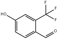 4-hydroxy-2-trifluoromethylbenzaldehyde Struktur