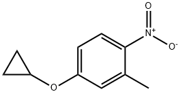 4-cyclopropoxy-2-Methyl-1-nitrobenzene Struktur