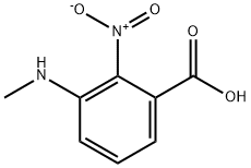 Benzoic acid, 3-(methylamino)-2-nitro- (9CI) Struktur