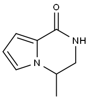 Pyrrolo[1,2-a]pyrazin-1(2H)-one, 3,4-dihydro-4-Methyl- Struktur