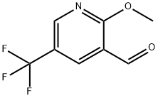 5-(trifluoroMethyl)-2-Methoxypyridine-3-carbaldehyde Struktur