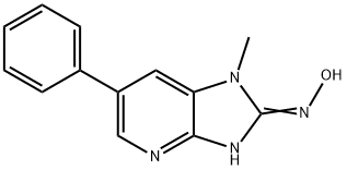 2-hydroxyamino-1-methyl-6-phenylimidazo(4,5-b)pyridine Struktur