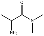 N~1~,N~1~-dimethylalaninamide(SALTDATA: 1HCl 0.01C6H4(COOH)2) Struktur