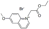 N-ETHOXYCARBONYLMETHYL-6-METHOXYQUINOLINIUM BROMIDE Struktur