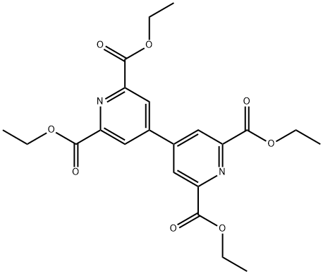 [4,4'-BIPYRIDINE]-2,2',6,6'-TETRACARBOXYLIC ACID TETRAETHYL ESTER Struktur