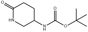 Carbamic acid, N-(6-oxo-3-piperidinyl)-, 1,1-dimethylethyl ester Struktur