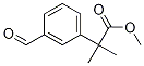 methyl 2-(3-formylphenyl)-2-methylpropanoate Struktur