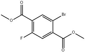 DiMethyl 2-broMo-5-Fluoroterephthalic acid Struktur