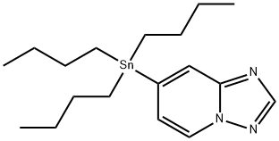 7-Tributylstannyl[1,2,4]-Triazolo[1,5-a]pyridine Struktur