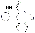 2-Amino-N-cyclopentyl-3-phenylpropanamidehydrochloride Struktur