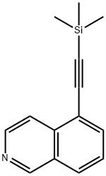 5-((TriMethylsilyl)ethynyl)isoquinoline Struktur