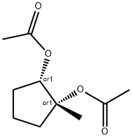 1,2-Cyclopentanediol,1-methyl-,diacetate,cis-(9CI) Struktur