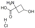 1-AMino-3-hydroxycyclobutanecarboxylic acid hydrochloride Struktur