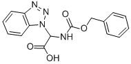 BENZOTRIAZOL-1-YL-BENZYLOXYCARBONYLAMINO-ACETIC ACID Struktur