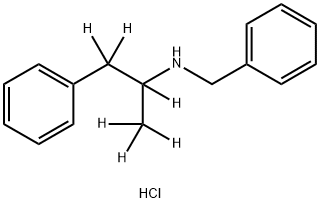 Norbenzphetamine-d6 Hydrochloride Struktur