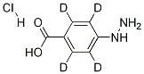 4-Hydrazinobenzoic Acid-d4 Hydrochloride, 1246816-67-0, 結(jié)構(gòu)式