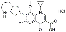 Moxifloxacin Hydrochloride-13CD3 Struktur