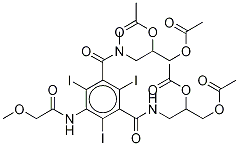 Tetra-O-acetyl Iopromide-d3 Struktur