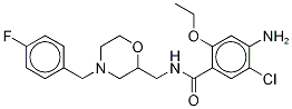 Mosapride-d5 Struktur