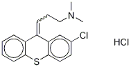 (E/Z)-Chlorprothixene-d6 Hydrochloride
(Mixture) Struktur