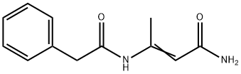 Phenylacetyl β-Aminocrotonamide Struktur