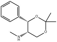 (4S,5S)-(+)-2,2-DIMETHYL-5-METHYLAMINO-4-PHENYL-1,3-DIOXANE Struktur