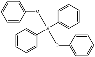 diphenoxydiphenylsilane Struktur