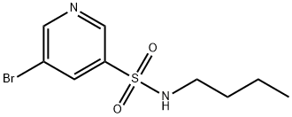 5-broMo-N-butylpyridine-3-sulfonaMide Struktur