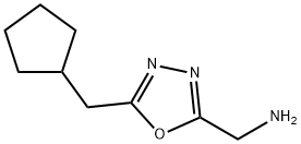 (5-(cyclopentylMethyl)-1,3,4-oxadiazol-2-yl)MethanaMine Struktur