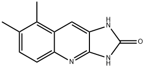 1,3-dihydro-7,8-dimethyl-2H-imidazo(4,5-b)quinolin-2-one Struktur