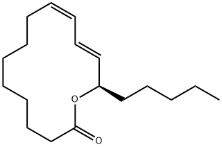 9,11-octadecadien-13-olide Struktur