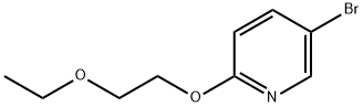 2-(2-ethoxyethoxy)-5-broMopyridine Struktur