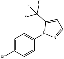 1-(4-broMophenyl)-5-(trifluoroMethyl)-1H-pyrazole Struktur