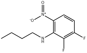 N-Butyl-2,3-difluoro-6-nitroaniline Struktur