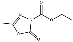 1,3,4-Oxadiazole-3(2H)-carboxylic  acid,  5-methyl-2-oxo-,  ethyl  ester Struktur