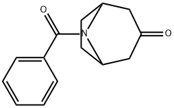 8-benzoyl-8-azabicyclo[3.2.1]octan-3-one Struktur