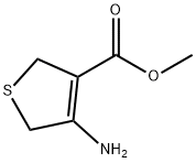 3-Thiophenecarboxylicacid,4-amino-2,5-dihydro-,methylester(9CI) Struktur