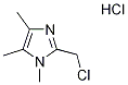 2-(Chloromethyl)-1,4,5-trimethyl-1H-imidazole hydrochloride Struktur